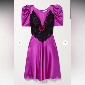 Rodarte Silk Satin Minj Dress